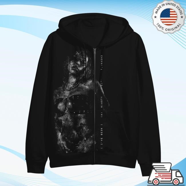 Nasty Merch Store Nasty Girl - Black Zip-UpHoodies