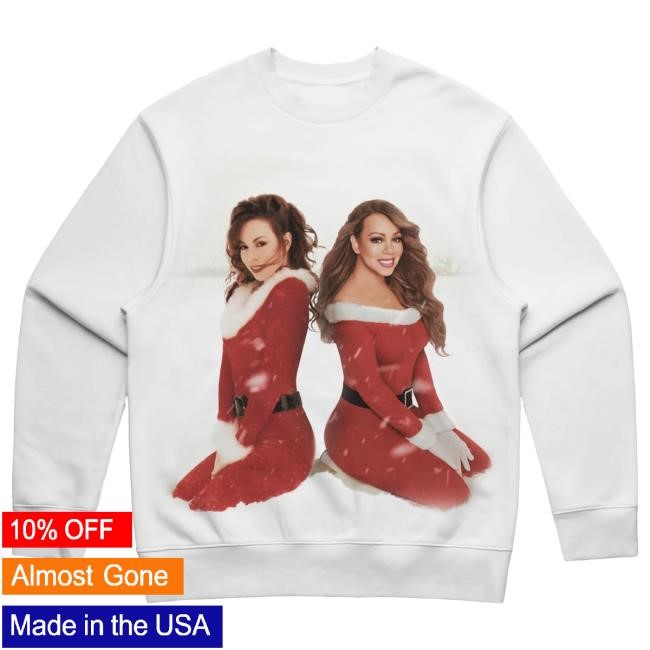 Mariah Carey Official Christmas Time Tour Merch 30th Anniversary Crew neck Sweatshirt