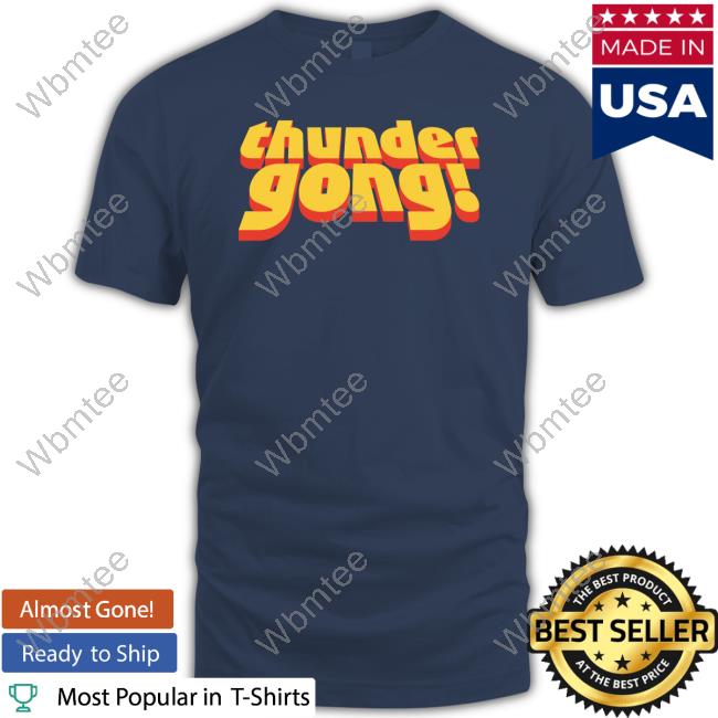 Official Thunder Gong 2023 Logo Tee Shirt