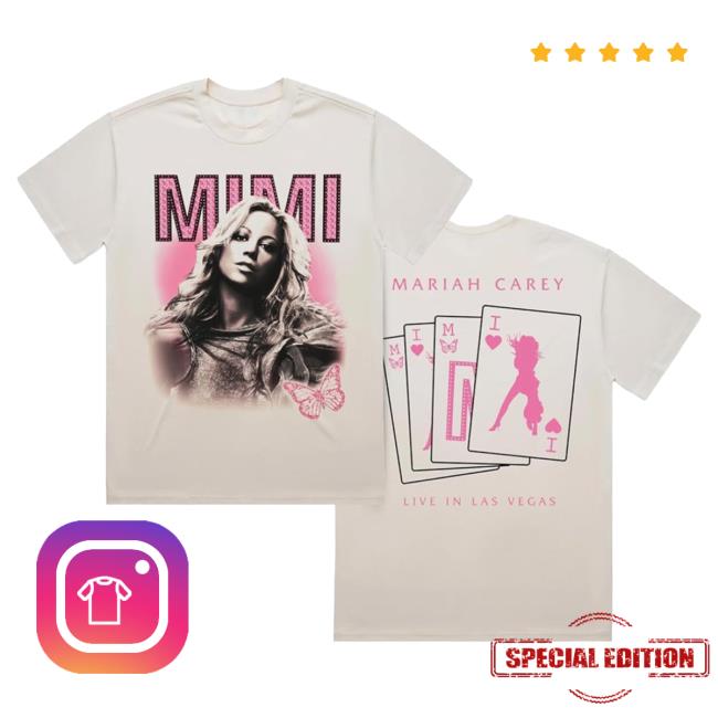 Mariah Carey Official Tour Merch Mimi Live In Las Vegas Shirts