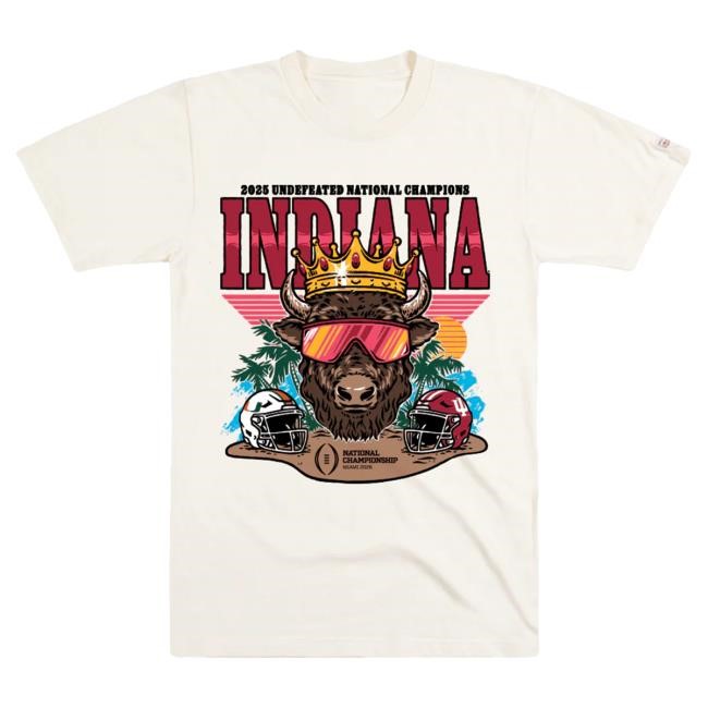 Bison Crown Graphic Hoosiers Tee Homefield Apparel College Football NCAA