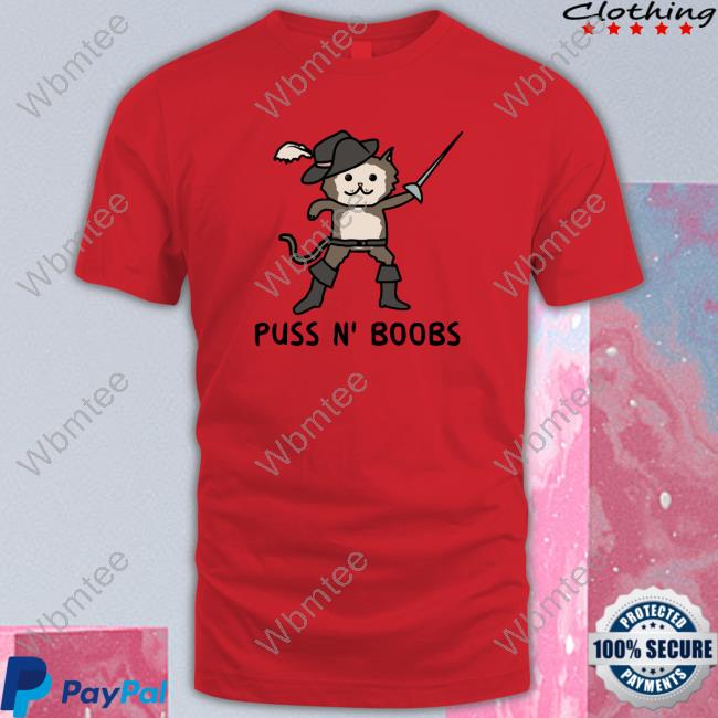 Puss N' Boobs Edition Limited White Tee Shirts