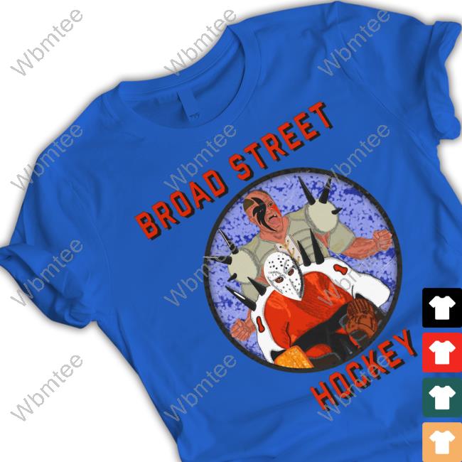 Broad Street Hockey Swag Merch Road Warrior T Shirt Broad Street Hockey Swag Merch Road Warrior T-Shirt