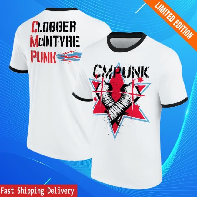 CM Punk Clobber McIntyre Punk Ringer T Shirt