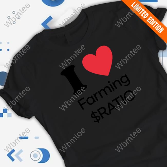 I Love Farming Ratio Shirt
