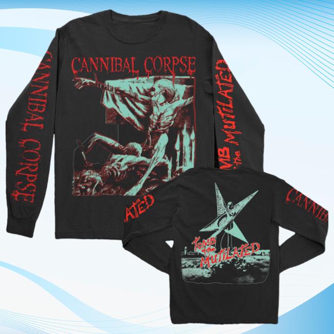 Official Kings Road Merch Store Cannibal Corpse Tomb Of The Mutilated Long Sleeve Shirt 2024 (Black) Kings Road Shop CannibalCorpse