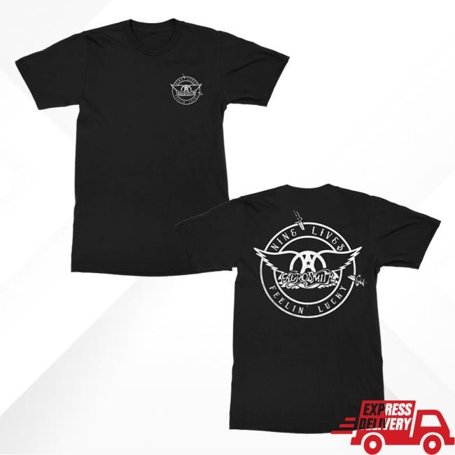 Aerosmith Official Store Feelin' Lucky Shirt 2024 Aerosmith