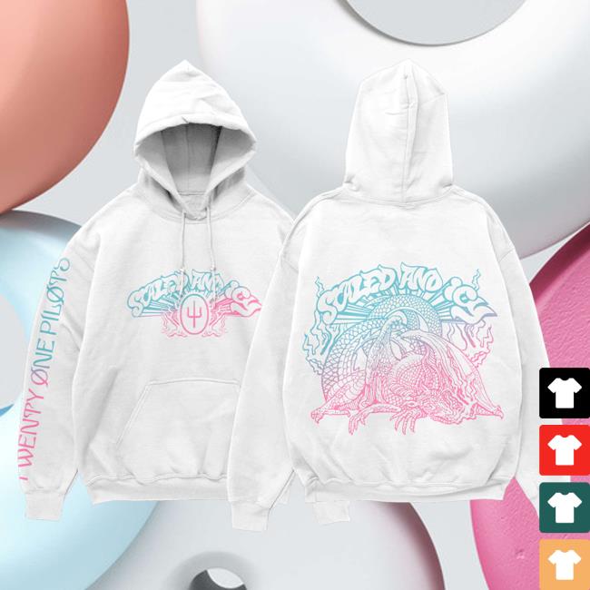 Official 21 Pilots Apparel Clothing Store Merch Twenty One Pilots Scaled And Icy Spectrum Dragon Crewneck Sweatshirt TwentyOnePilots 21Pilots Shop