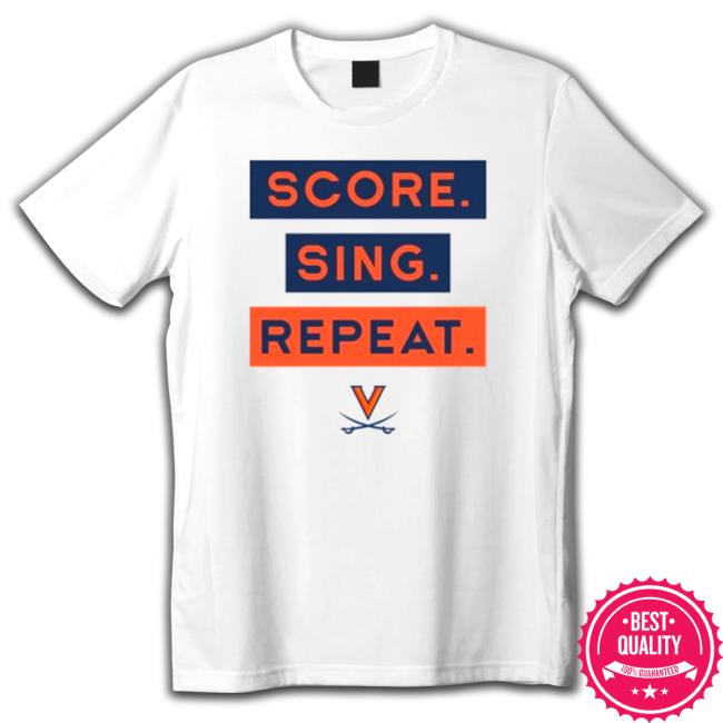 Official UVA Sing Score Repeat Gray Performance Hoodie UVA Sing Score Repeat Gray Performance Shirts