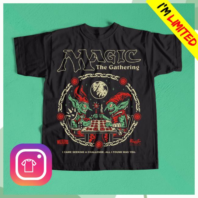 Official Wizard Of Barge Merch ShopThe Challenge Long Sleeve Tee - Magic The Gathering Collection