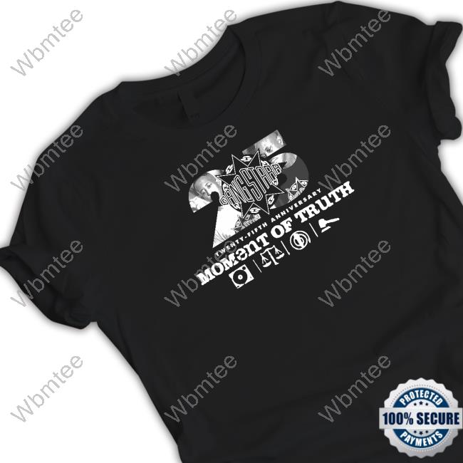 Gang Starr Merch Moment Of Truth 25Th Anniversary Shirt DJ Premier