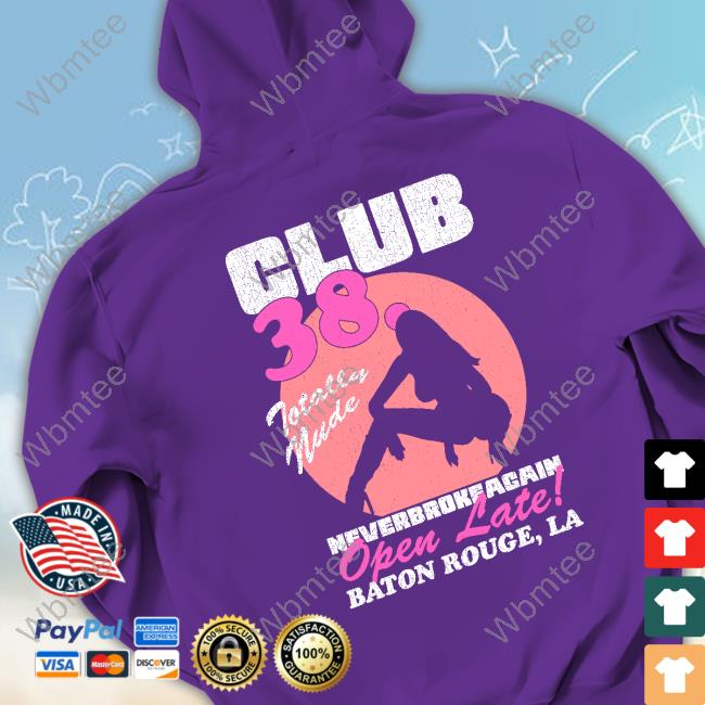Club 38 - Black Tee Never Broke Again Club 38 Shirt