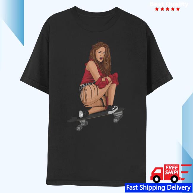 Official Shakira Merch Store Girl Like Me Hot Shirt - Black Shakira Apparel Clothing Shop