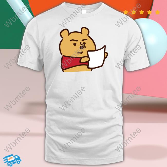 D-Made Kanahei Winnie The Pooh Reading Shirt