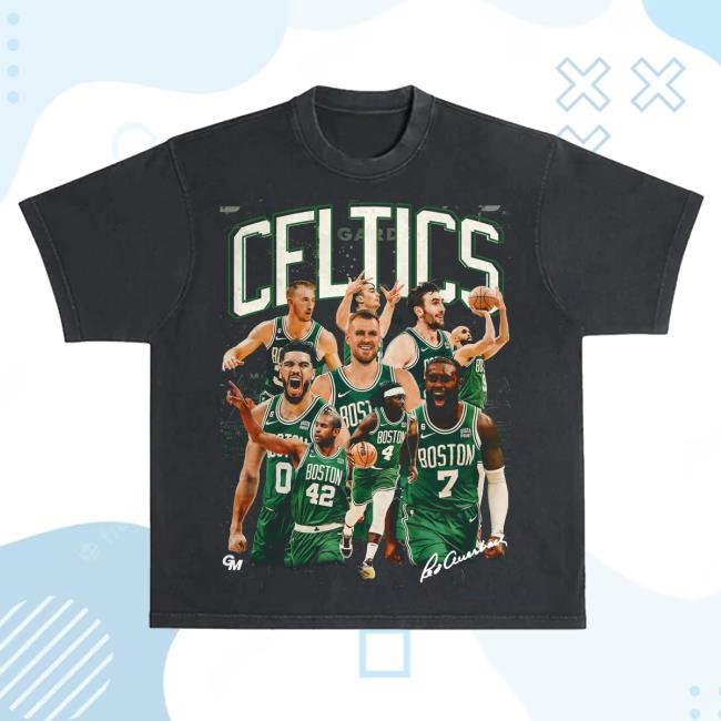 Boston Celtics 23-24 Roster Tee Shirt Gio Made It