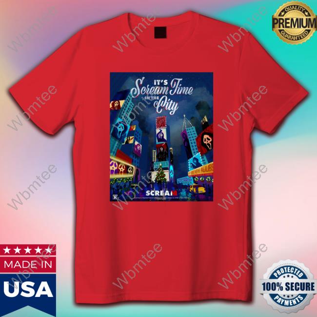 Discussingfilm It's Scream Time In The City Hoodie Discussingfilm It's Scream Time In The City Long Sleeve Tee Shirt