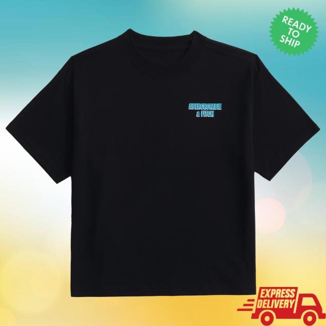 Official Abercrombie And Fitch Shop imagery graphic logo Tee