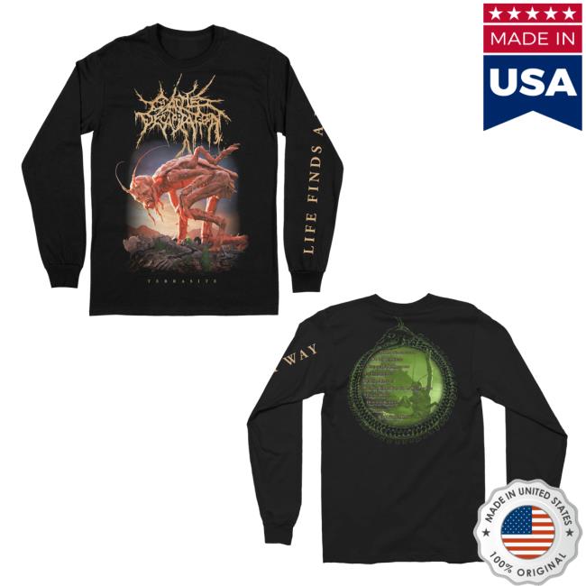 Official Indiemerchstore Cattle Decapitation "Terrasite" Shirt Indie Merch Store