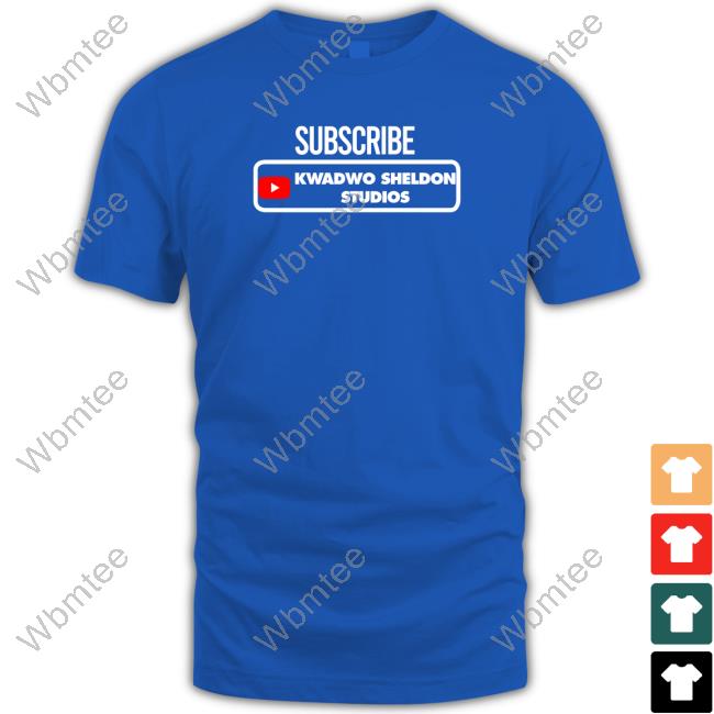 Subcribe Kwadwo Sheldon Studios Hoodie