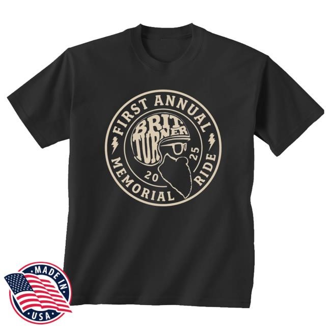 Official Blackberry Smoke Merch Store Blackberry Smoke First Annual Brit Turner Memorial Ride Top Shirt - Version B