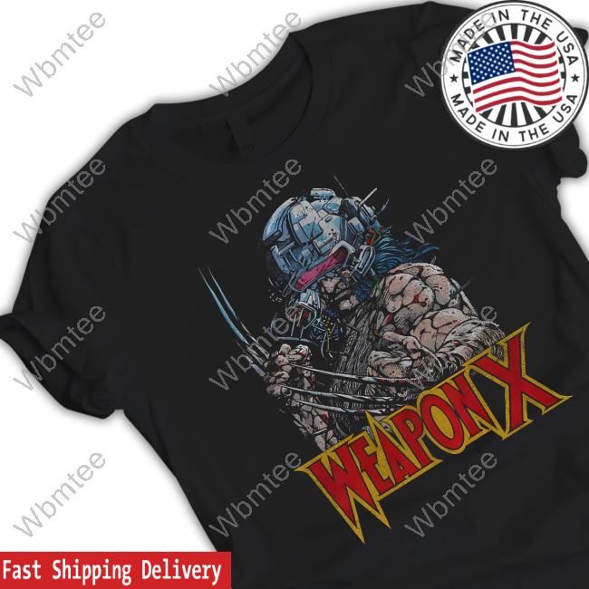 Hottopic Marvel Wolverine Weapon X Shirt