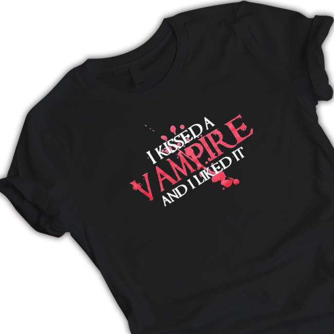 Official I Kissed A Vampire And I Liked It Sweatshirt