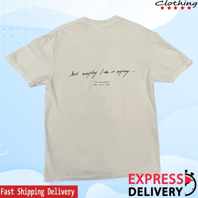 Official Ian Somerhalder Merch Store Ian Somerhalder I Do It Anyways Ss Shirt