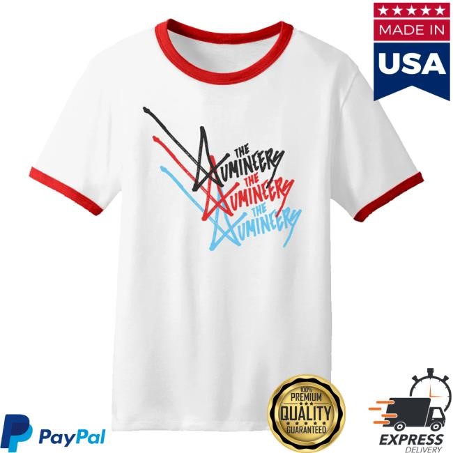 The Lumineers Repeating Logo Ringer T Shirt The Lumineers Merch
