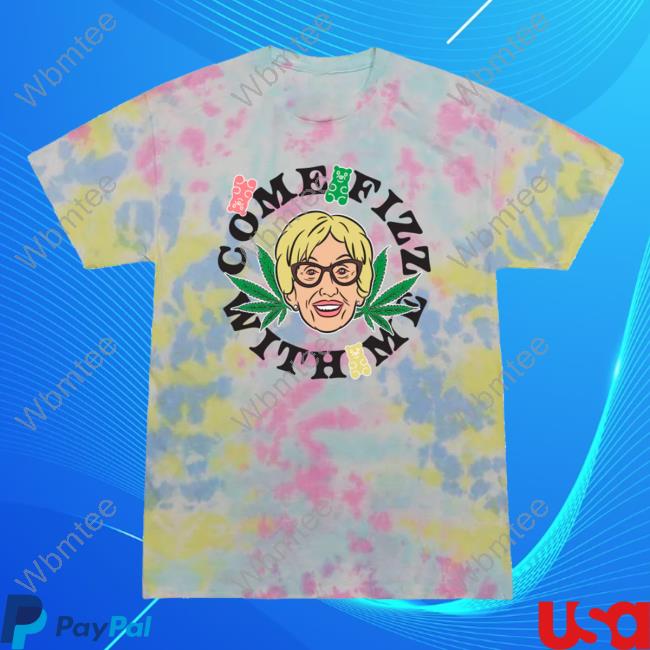Official Ymh Studios Come Fizz With Me Tie Dye Tee Ymhstudios