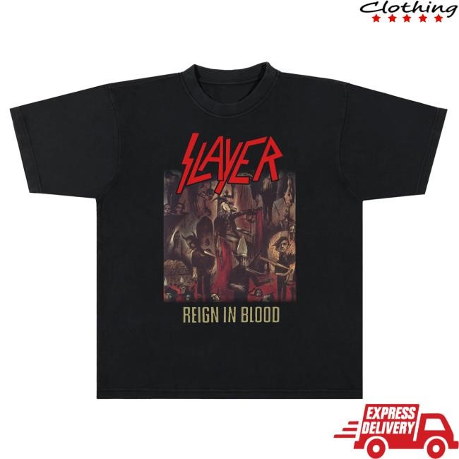Reign in Blood Top Shirt Official Slayer Clothing Store Shop Merch