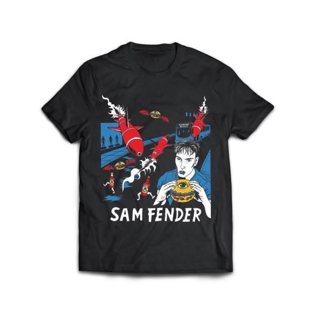 Burgers, Missiles & Beers Short Sleeve Tee - Sam Fender