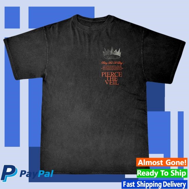 Official Pierce The Veil Merch Store Crown Tshirt Pierce The Veil Clothing Shop Ptv Merch