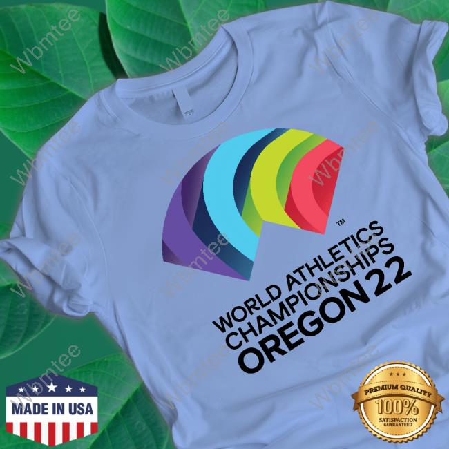 World Athletics Championships Oregon22 Tee Shirt Femke Bol And Mondo Duplantis