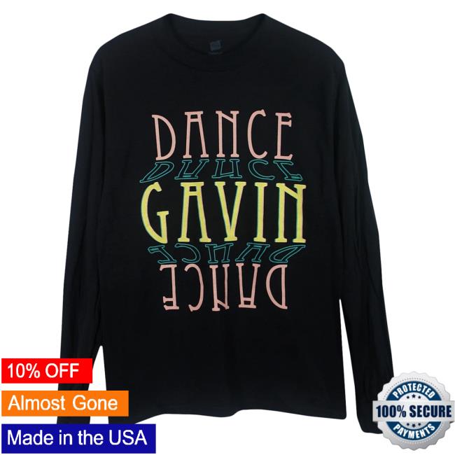Official Dance Gavin Dance Band Merch Stacked Logo Black Longsleeve DanceGavinDance