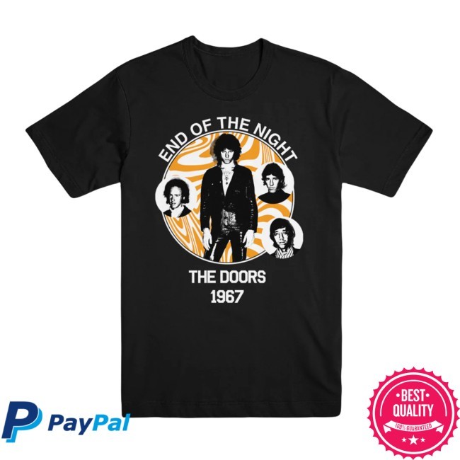 The Doors End Of The Night Short Sleeve Tee The Doors Merch Store