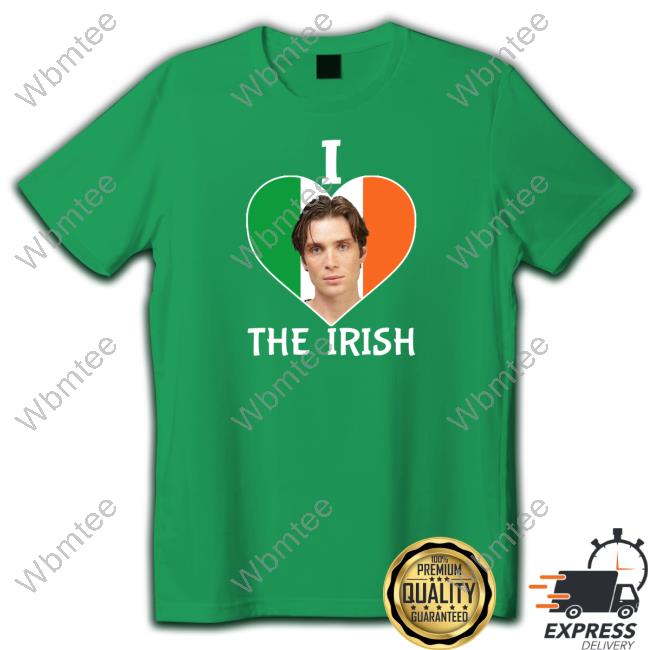 Official Cillian Murphy I Heart The Irish Tee Shirt