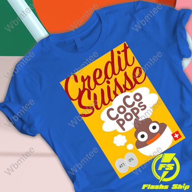 Official Credit Suisse CoCo Pops Shirt