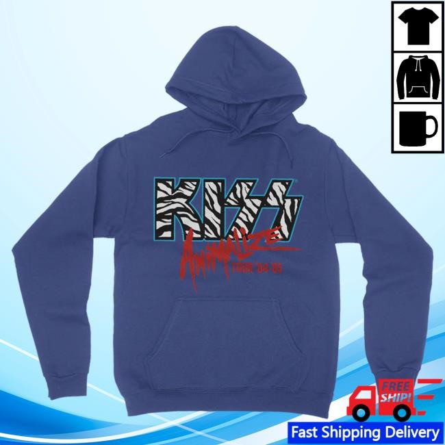 Kiss Animalize Tour '84-'85 Attractive Hoodie Kiss Band Official Merch Store