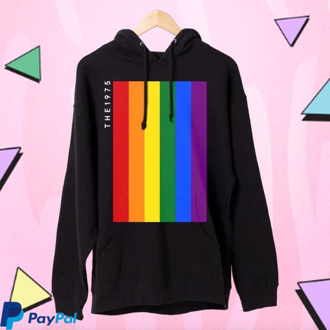 Official The 1975 Apparel Clothing Store Merch Shop The1975 Loving Someone Rainbow Hood