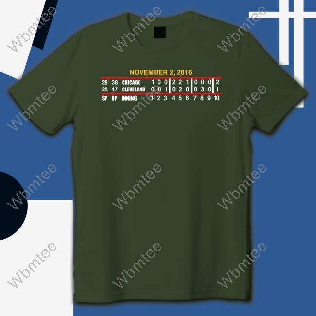 Official Game 7 Scoreboard Shirt
