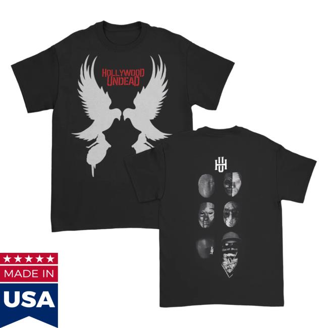 Official Hollywood Undead Merch Store Hollywood Undead Mirror Dove Shirt New HollywoodUndead