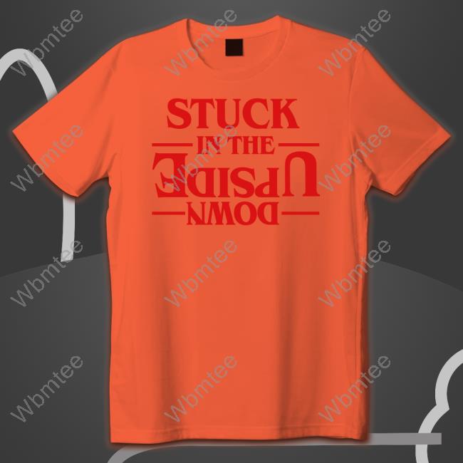 Official Stranger Things Stuck In The Upside Down Tee Shirt