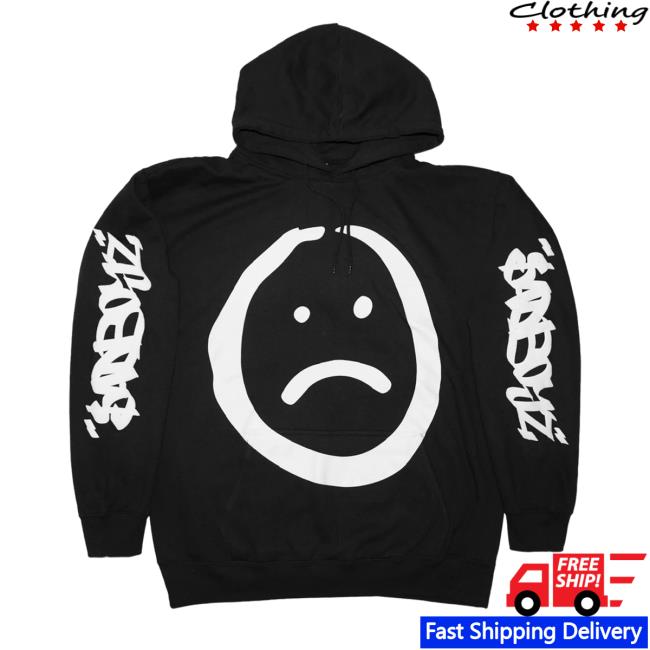 Official Sad Boyz Merch Sad Boyz Black Long Sleeve Shirt