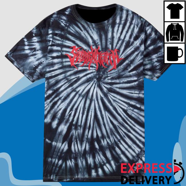 Official Svdden Death Merch Svdden Death White And Black Tie Dye Svdden Shirts SvddenDeath