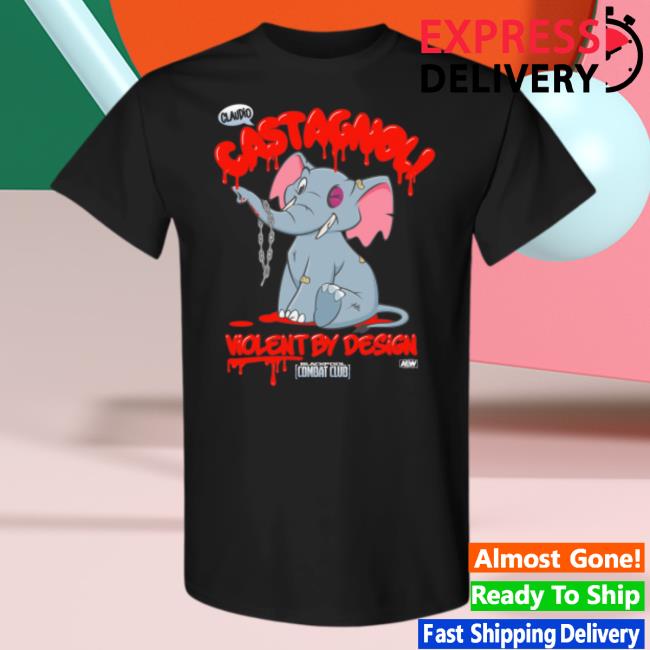 Official ShopAEW Claudio Castagnoli - Bcc Violent By Design T-Shirts