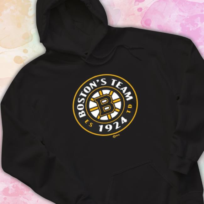 Black Men’S Boston Bruins Fanatics Branded Represent Hooded Sweatshirt Black Men’S Boston Bruins Fanatics Branded Represent Long Sleeve Shirt