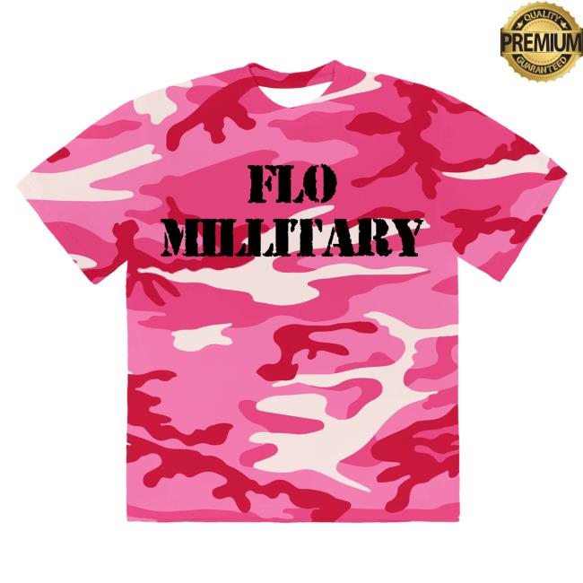 Official Flo Milli Merch Store FloMilli Flo Millitary Popover Shirt Flo Milli Apparel Clothing Shop