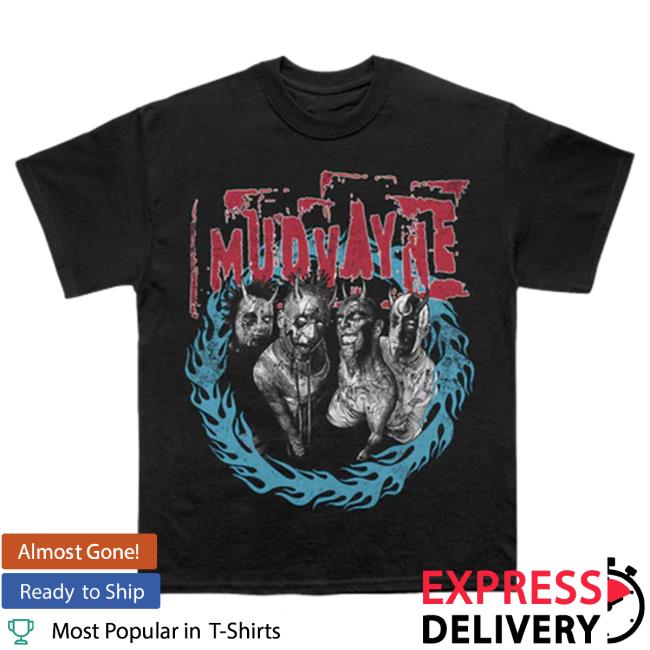 Official Mudvayne Merch Mud Flame Mudvayne Top Shirt