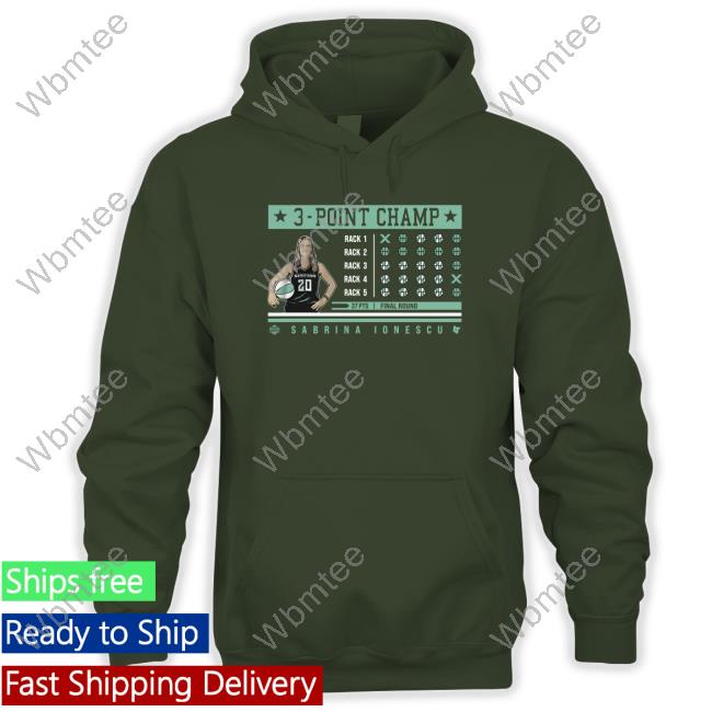 Official Sabrina Ionescu 3-Point Champ Long Sleeve T-Shirt