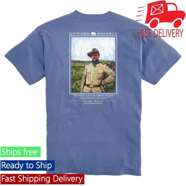 Onward Reserve Great American Outdoorsman Tee Washed Blue
